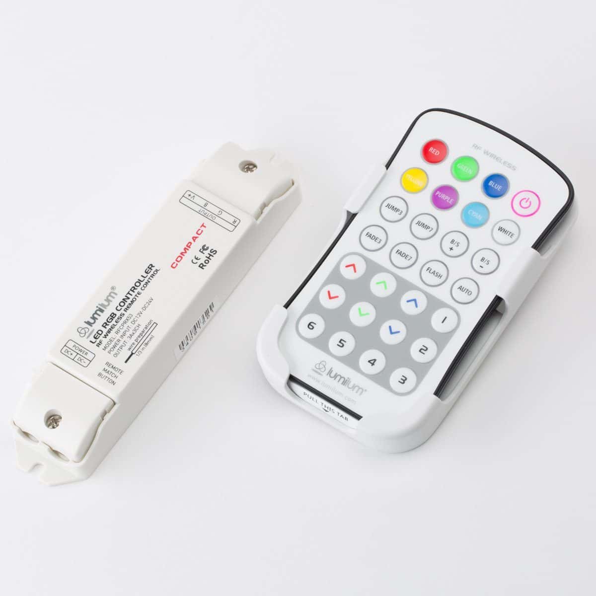 24V LED Strip Lights RGB Controller with Color Wheel