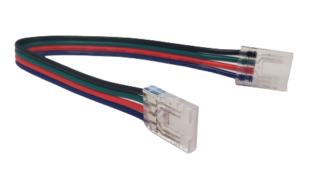 four-wire cable with plastic connectors on both ends