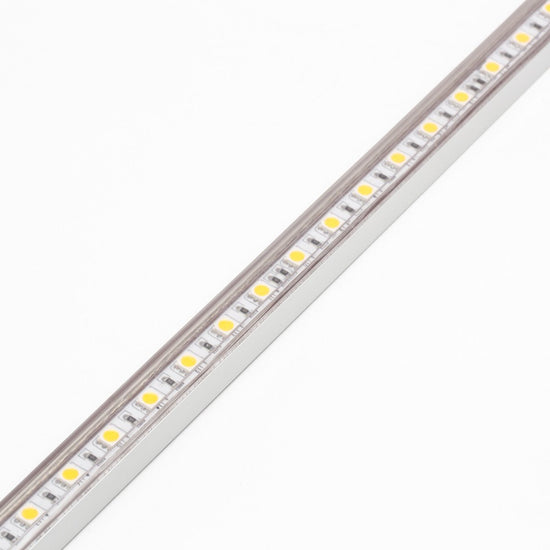 aluminum u channel track with led strip light laid in