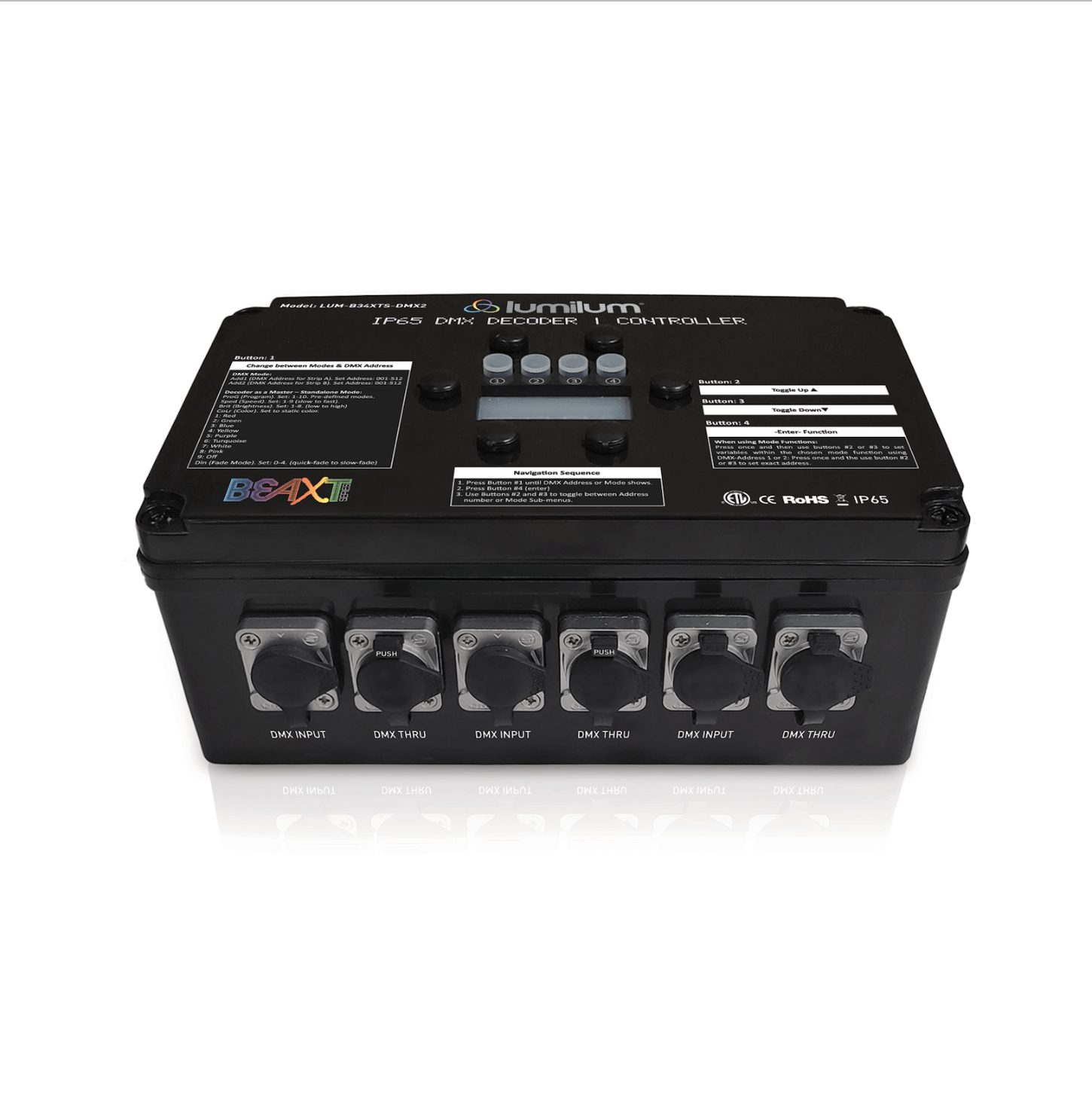 DMX LED Controller & Decoder | Lumilum 120V RGB LED Strip DMX LED Controller & Decoder | Lumilum 120V RGB LED Strip