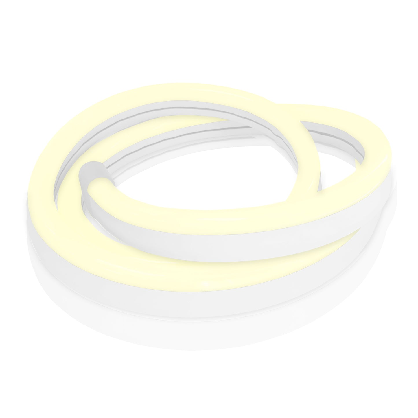 loosely coiled 4000k natural white neon led strip light