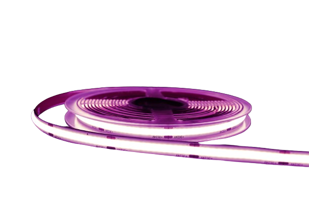 illuminated purple dotless LED strip 