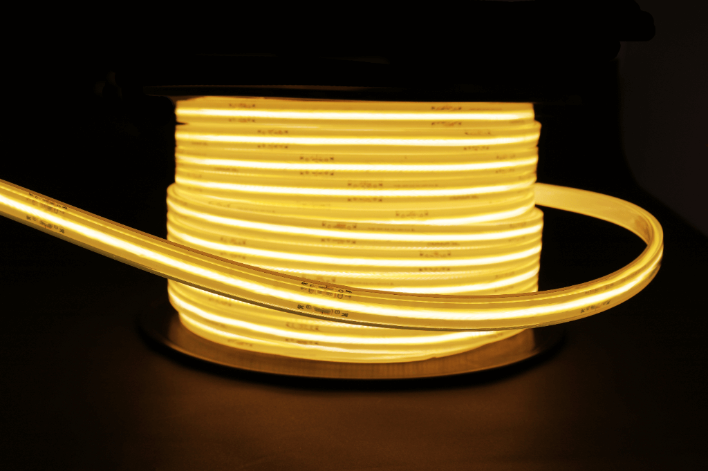 2700K ultra warm white coiled cob led light strip