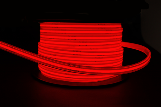 Load image into Gallery viewer, red coiled cob led light strip
