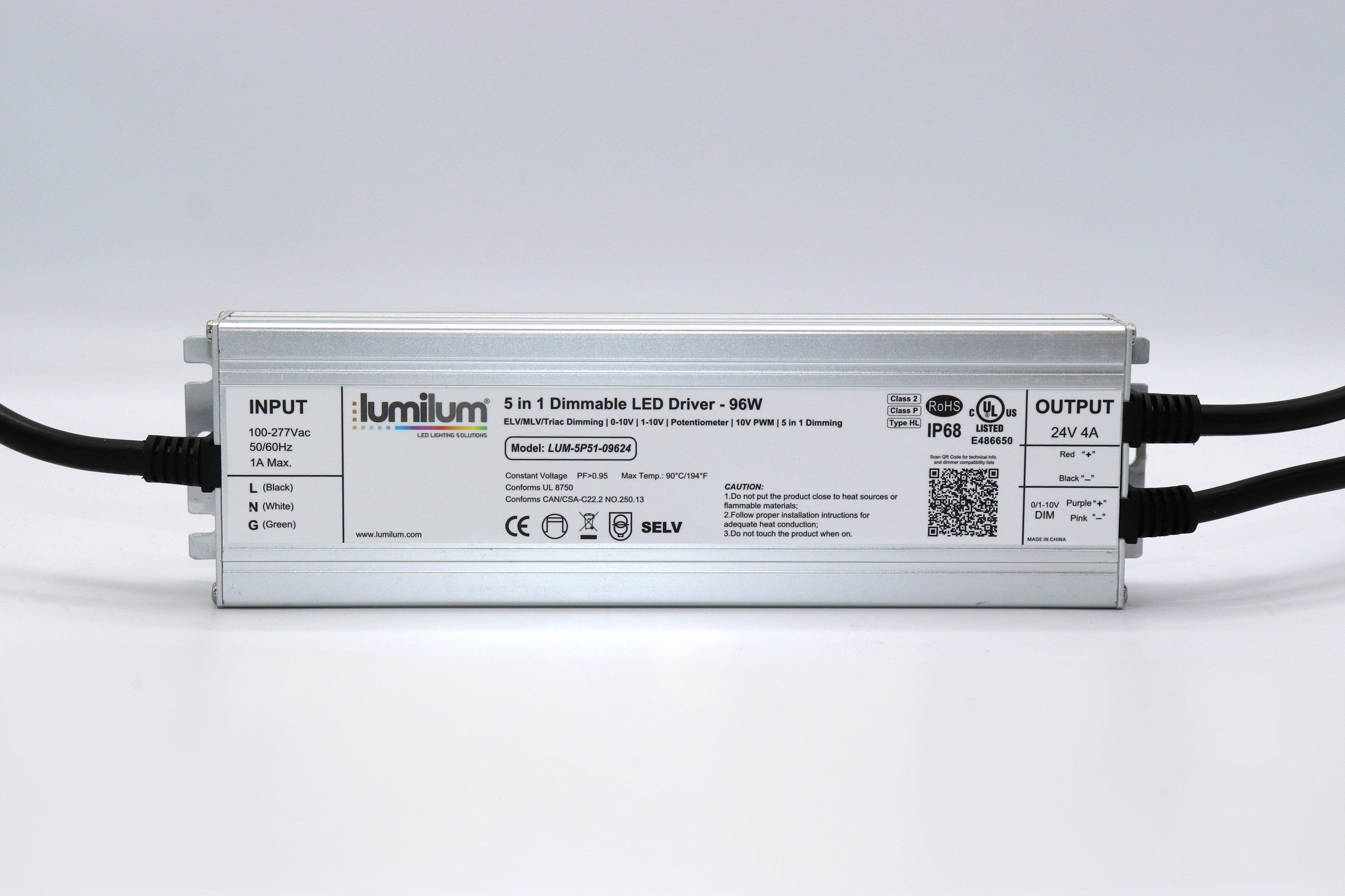 Waterproof 5-in-1 Dimmable Universal LED Transformer - 24V | Lumilum ...