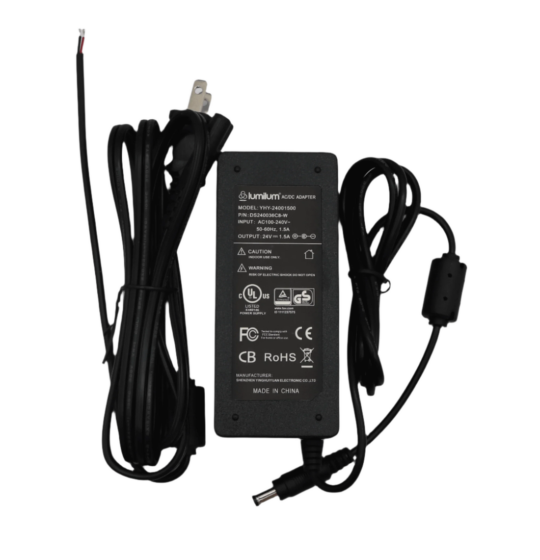 24V LED Plug-in Power Adapters 36W/60W/96W | Lumilum