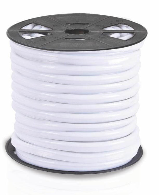 white led neon strip spool on black reel