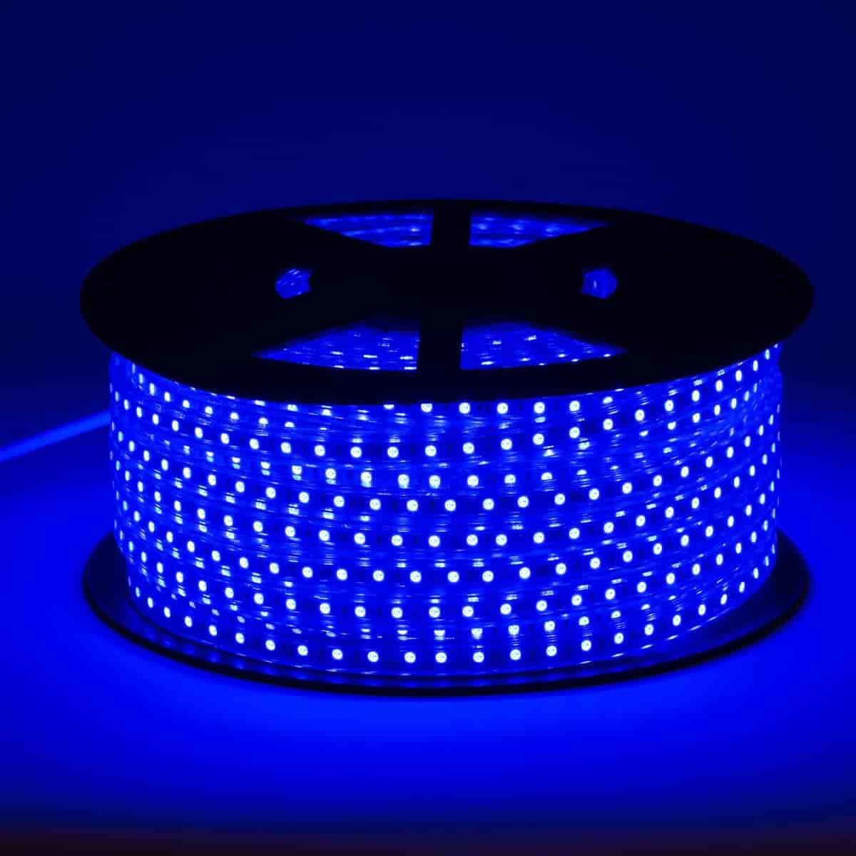 120V LED Strip Lights - Blue - Custom Cuts