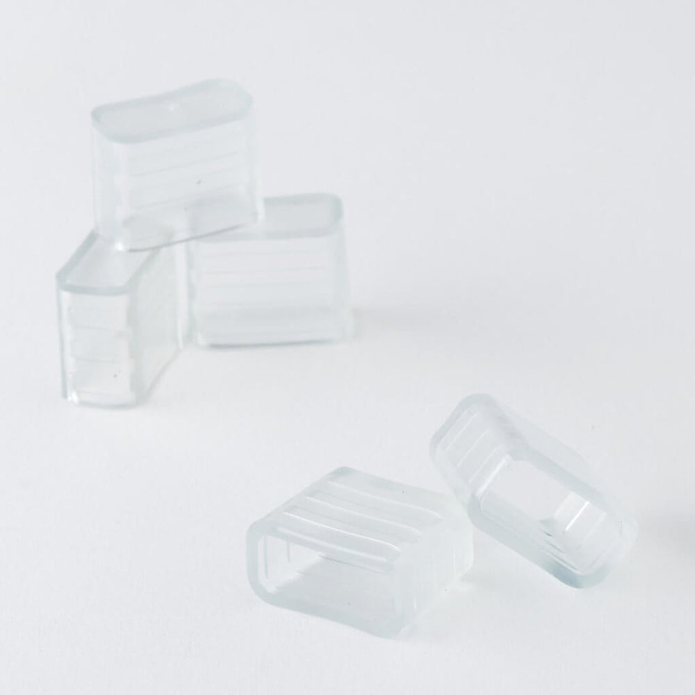 
                      
                        rectangular clear silicone strip light led end caps
                      
                    