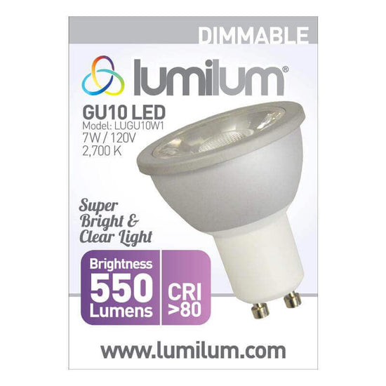 GU10 Bulb | 120V | Dimmable - Lumilum