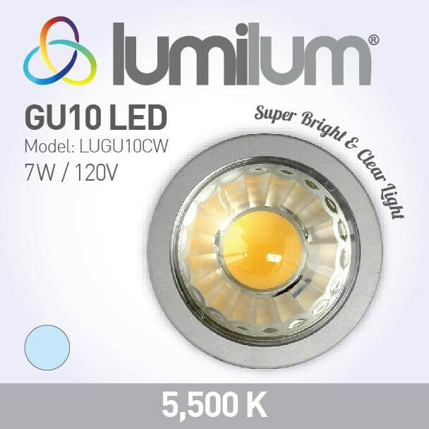 Load image into Gallery viewer, gu10 led bulbs packaging 5500k with image of bulb
