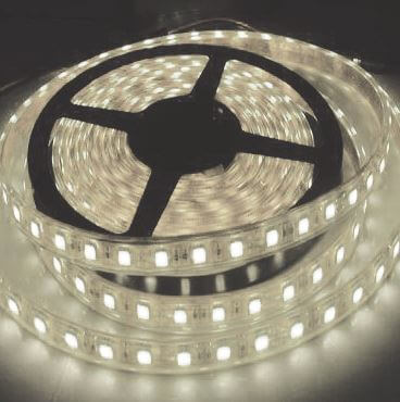 ip67 silicone encased led strip light illuminated warm white