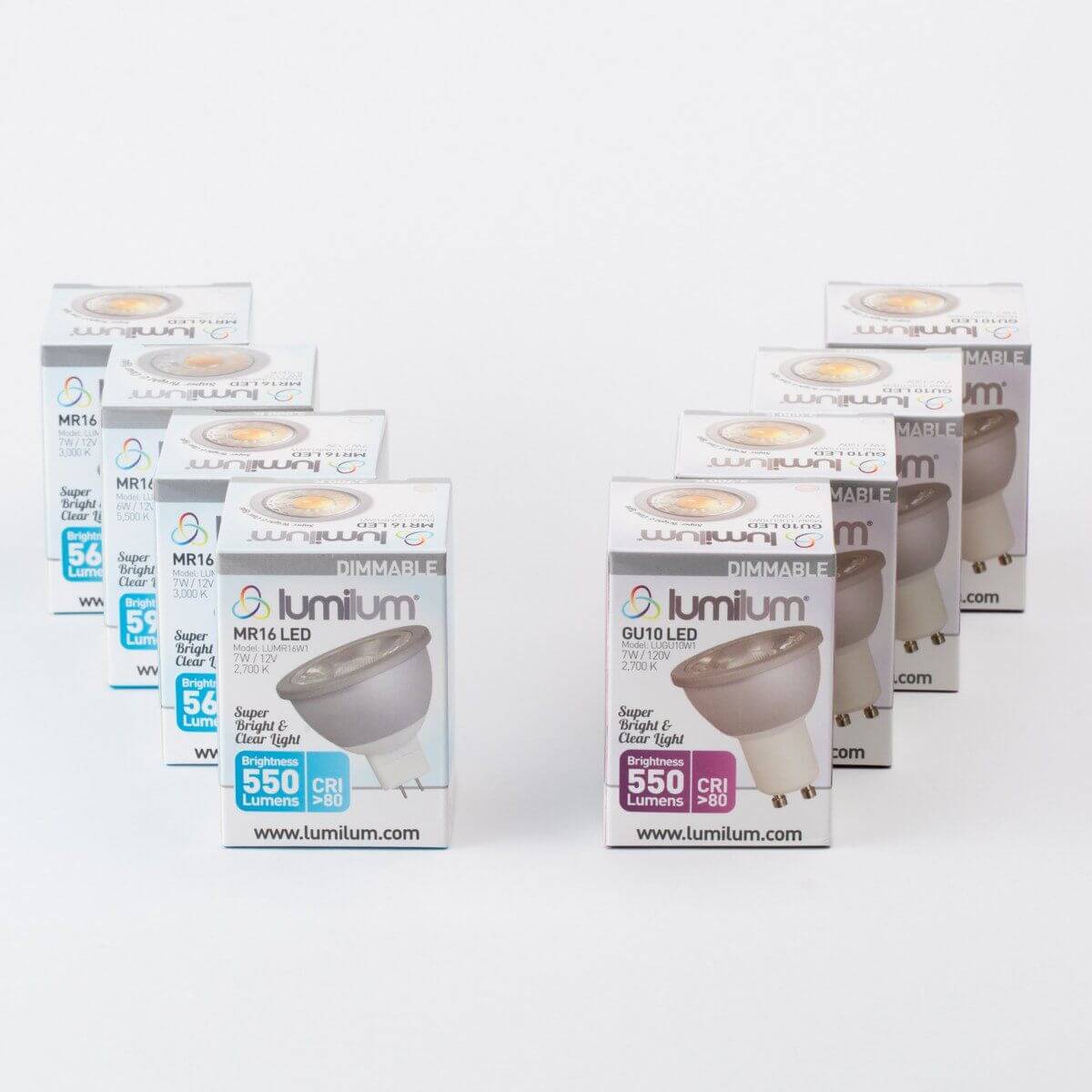 12V MR16 Small Dimmable LED Light Bulbs Lumilum