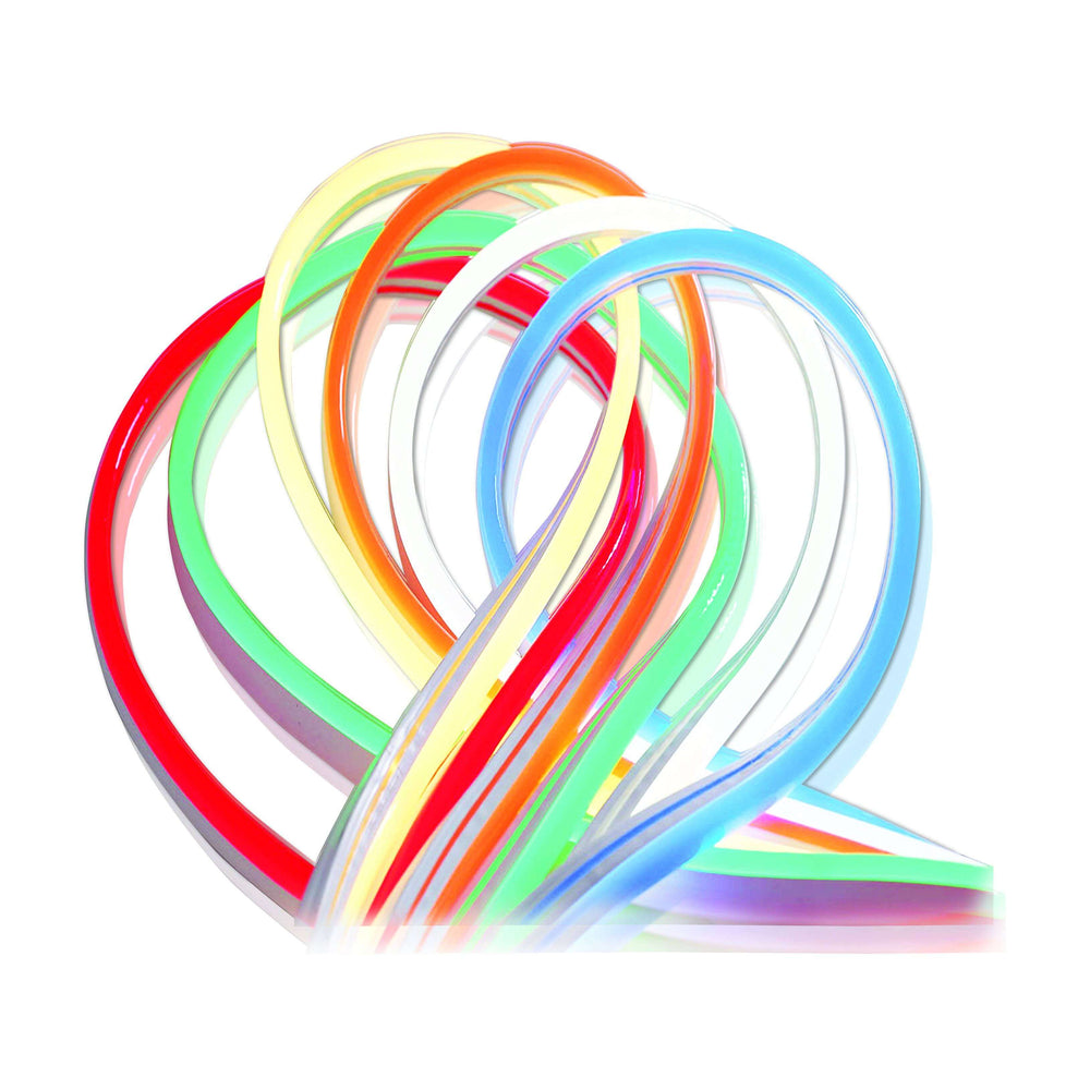 
                      
                        6 illuminated segments of led neon strip lights red, green, yellow, orange, white, and blue
                      
                    